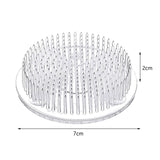 Maxbell 4x Flower Frogs Round Floral Arrangement Pin Holder for Home Decor Gardening