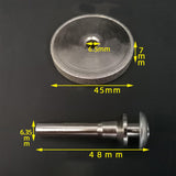 Maxbell Diamond Grinding Wheel Sturdy Mini Sanding Bit for Ceramics Alloy Steel Jade 45mm A