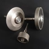 Maxbell Diamond Grinding Wheel Sturdy Mini Sanding Bit for Ceramics Alloy Steel Jade 45mm A