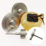 Maxbell Diamond Grinding Wheel Sturdy Mini Sanding Bit for Ceramics Alloy Steel Jade 45mm A