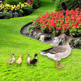 Maxbell 5Pcs Duck Animal Statue Stakes Acrylic Garden Stakes for Backyard Yard Decor