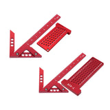 Maxbell Angle Line Caliber and T Type Ruler Professional Crafting Center Square Tool type A