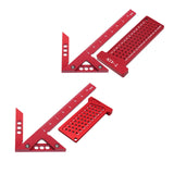 Maxbell Angle Line Caliber and T Type Ruler Professional Crafting Center Square Tool type A