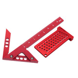 Maxbell Angle Line Caliber and T Type Ruler Professional Crafting Center Square Tool type A