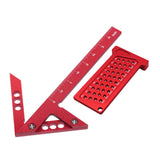 Maxbell Angle Line Caliber and T Type Ruler Professional Crafting Center Square Tool type A