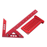 Maxbell Angle Line Caliber and T Type Ruler Professional Crafting Center Square Tool type A