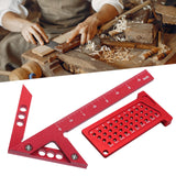 Maxbell Angle Line Caliber and T Type Ruler Professional Crafting Center Square Tool type A