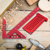 Maxbell Angle Line Caliber and T Type Ruler Professional Crafting Center Square Tool type A