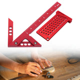 Maxbell Angle Line Caliber and T Type Ruler Professional Crafting Center Square Tool type A