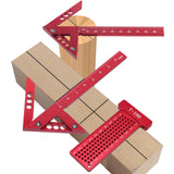 Maxbell Angle Line Caliber and T Type Ruler Professional Crafting Center Square Tool type B