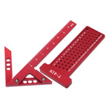 Maxbell Angle Line Caliber and T Type Ruler Professional Crafting Center Square Tool type B