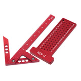 Maxbell Angle Line Caliber and T Type Ruler Professional Crafting Center Square Tool type B
