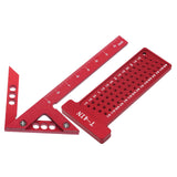 Maxbell Angle Line Caliber and T Type Ruler Professional Crafting Center Square Tool type B