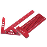 Maxbell Angle Line Caliber and T Type Ruler Professional Crafting Center Square Tool type B