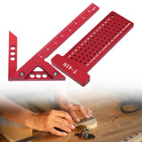 Maxbell Angle Line Caliber and T Type Ruler Professional Crafting Center Square Tool type B