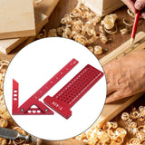 Maxbell Angle Line Caliber and T Type Ruler Professional Crafting Center Square Tool type B