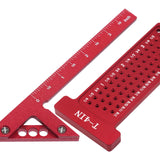 Maxbell Angle Line Caliber and T Type Ruler Professional Crafting Center Square Tool type B