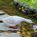 Maxbell Duck Statue Home Decor Yard Decoration Garden Figurine for Lawn Office Room