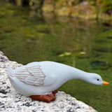 Maxbell Duck Statue Home Decor Yard Decoration Garden Figurine for Lawn Office Room