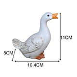 Maxbell Duck Statue Home Decor Yard Decoration Garden Figurine for Lawn Office Room