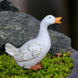 Maxbell Duck Statue Home Decor Yard Decoration Garden Figurine for Lawn Office Room