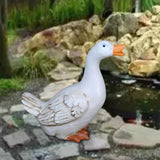 Maxbell Duck Statue Home Decor Yard Decoration Garden Figurine for Lawn Office Room