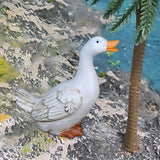 Maxbell Duck Statue Home Decor Yard Decoration Garden Figurine for Lawn Office Room
