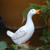 Maxbell Duck Statue Home Decor Yard Decoration Garden Figurine for Lawn Office Room