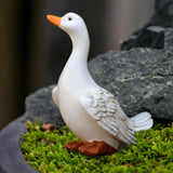 Maxbell Duck Statue Home Decor Yard Decoration Garden Figurine for Lawn Office Room