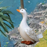 Maxbell Duck Statue Home Decor Yard Decoration Garden Figurine for Lawn Office Room