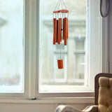 Maxbell Bamboo Chime Music Gift Modern Bless Wooden Wind Chime for Room Yard Outdoor
