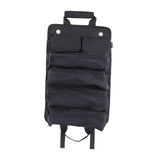 Maxbell Roll up Tool Bag Organizer Storage Pouch Large Capacity for Hobbyists Sturdy Black