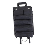 Maxbell Roll up Tool Bag Organizer Storage Pouch Large Capacity for Hobbyists Sturdy Black