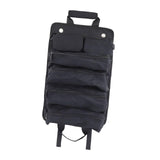 Maxbell Roll up Tool Bag Organizer Storage Pouch Large Capacity for Hobbyists Sturdy Black