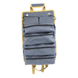 Maxbell Roll up Tool Bag Organizer Storage Pouch Large Capacity for Hobbyists Sturdy Grey