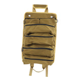 Maxbell Roll up Tool Bag Organizer Storage Pouch Large Capacity for Hobbyists Sturdy Khaki
