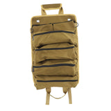 Maxbell Roll up Tool Bag Organizer Storage Pouch Large Capacity for Hobbyists Sturdy Khaki