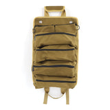 Maxbell Roll up Tool Bag Organizer Storage Pouch Large Capacity for Hobbyists Sturdy Khaki