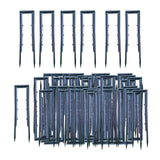 Maxbell 100x Landscape Staples Plastic Garden Stakes for Turf Outdoor Privacy Fences