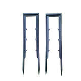 Maxbell 100x Landscape Staples Plastic Garden Stakes for Turf Outdoor Privacy Fences