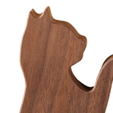 Maxbell Cat Shopkeepers Bell for Door Opening Welcome Wind Chime for Barn Store Dark Brown