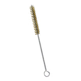 Maxbell Brass Bristles Tube Cleaning Brush Metal Wire Brush for Sink Plumbing Sturdy 23cmx2cm