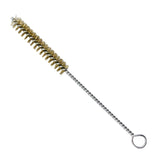 Maxbell Brass Bristles Tube Cleaning Brush Metal Wire Brush for Sink Plumbing Sturdy 23cmx2cm