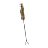 Maxbell Brass Bristles Tube Cleaning Brush Metal Wire Brush for Sink Plumbing Sturdy 25cmx2.5cm