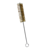 Maxbell Brass Bristles Tube Cleaning Brush Metal Wire Brush for Sink Plumbing Sturdy 30cmx3cm