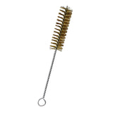 Maxbell Brass Bristles Tube Cleaning Brush Metal Wire Brush for Sink Plumbing Sturdy 30cmx3cm