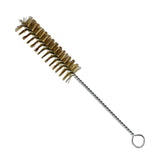 Maxbell Brass Bristles Tube Cleaning Brush Metal Wire Brush for Sink Plumbing Sturdy 30cmx3cm