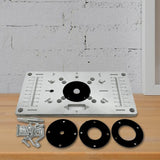 Maxbell Aluminum Router Table Plate for Woodworking Benches Mounting Plate Precision