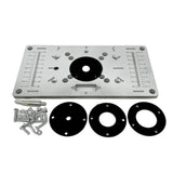 Maxbell Router Table Insert Plate with Lift Base Easy to Install Trimmer Woodworking