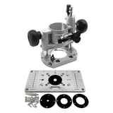 Maxbell Router Table Insert Plate with Lift Base Easy to Install Trimmer Woodworking